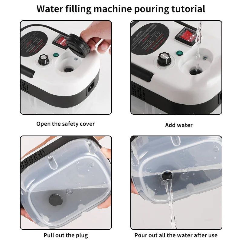 2500W High And Temperature Handheld Steam Cleaners Air Conditioner