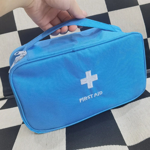 Health Medicine First Aid Kit Oxford Cloth Portable Travel Storage