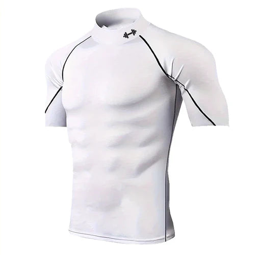 Quick-drying Exercise Compression Short Sleeve Summer Gym Running