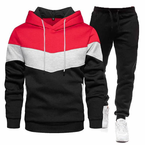 2024 Fashion Men's Tracksuit Sets Hoodie and Pants Women Solid Color