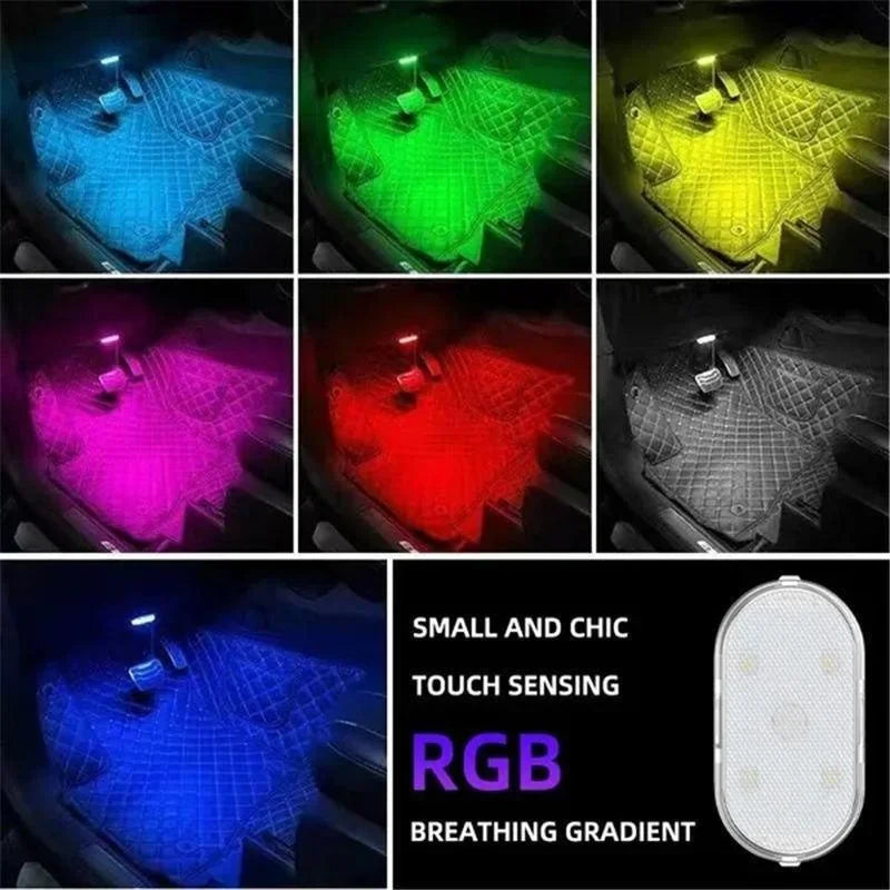 Wireless Led Lights for Car Interior, Car Led Lights Interior, USB