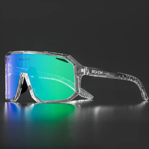 SCVCN New Cycling Glasses Bike Sunglasses Men UV400 Eyewear Outdoor