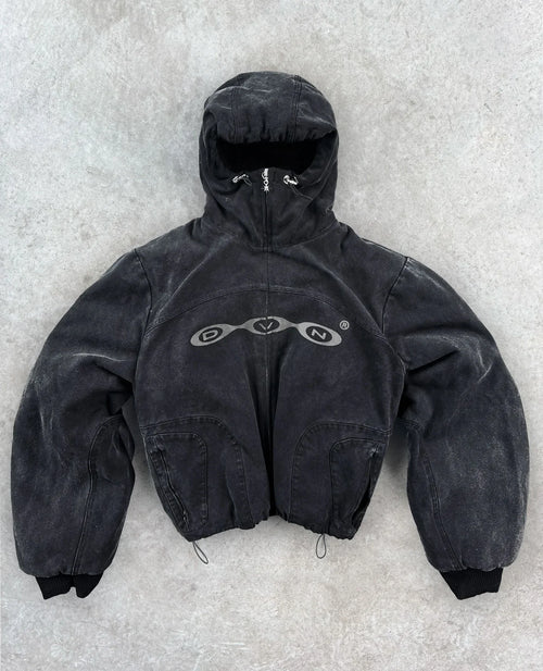 Y2k Vintage Fashion Wash Zip Up Hoodies Men Women Street Harajuku Hip