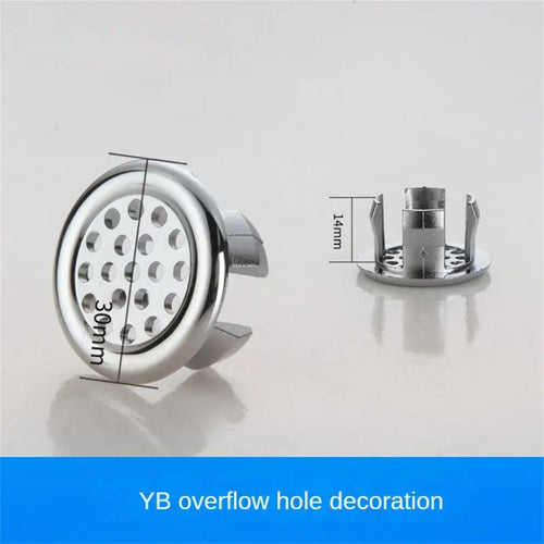 5/1pcs Sink Hole Overflow Cover For Kitchen Bathroom Basin Decoration