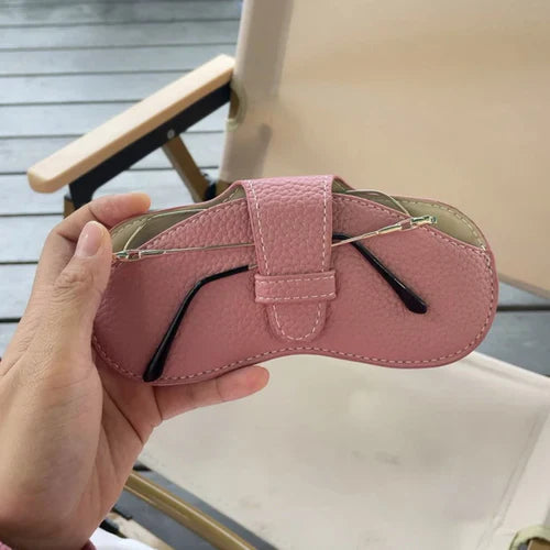PU Leather Portable Glasses Bag Sunglasses Storage Bags Men and Women