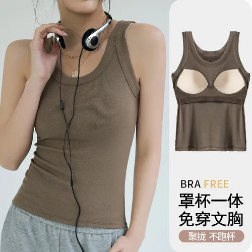 Ribbed Knitted Tops Neck Summer Basic Shirts White Black Casual Sport
