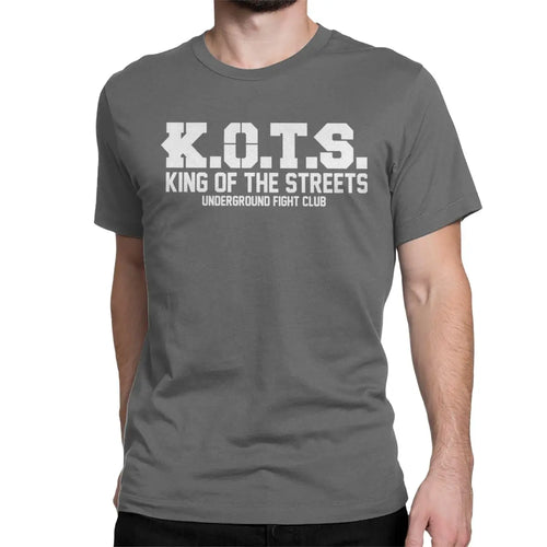 KING OF THE STREETS K.O.T.S. Fight Club T-Shirt Men Women 100% Cotton