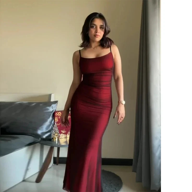 The Girl Style Stepmother color Contrast Strap Dress for the New