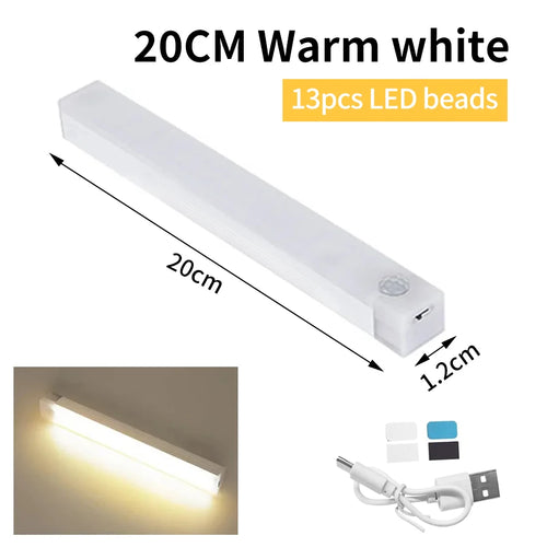 Smart Motion Sensor Night Light Wireless Rechargeable Led Night Lights