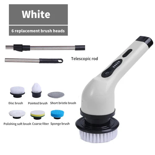 Wireless Electric Cleaning Brush Bathroom Window Kitchen Automotive
