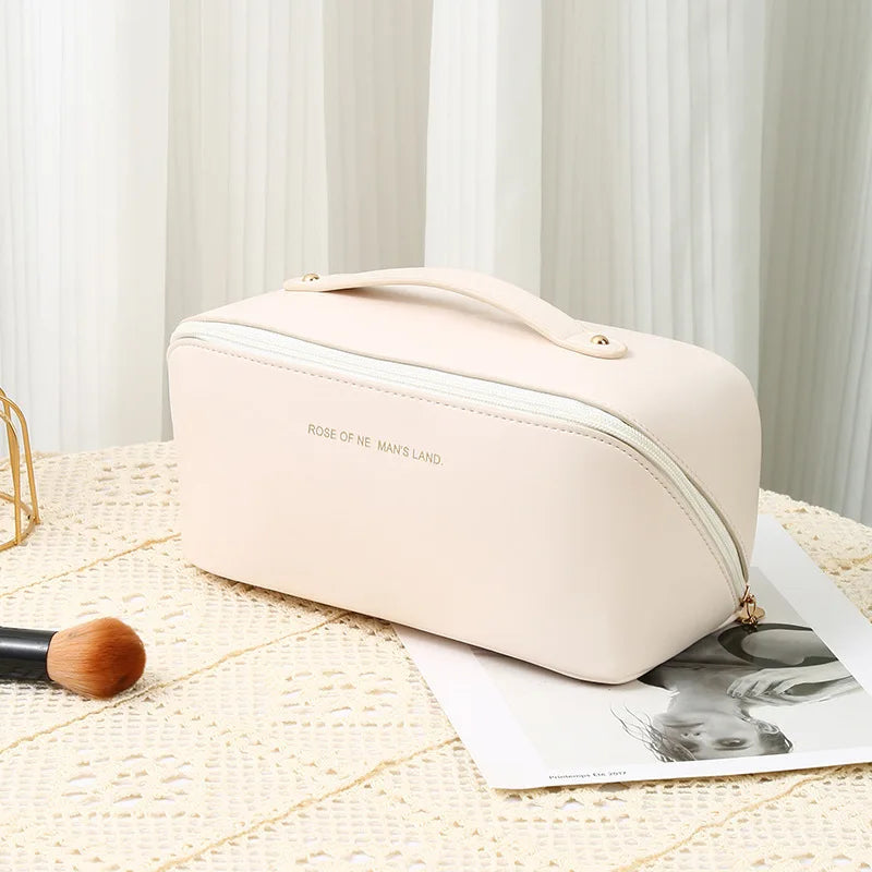 PU Clear Makeup Bag Ladies Travel Cosmetic Bag Transparent Toiletry
