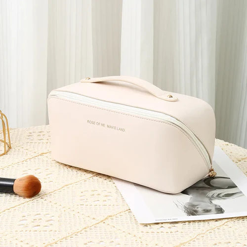 PU Clear Makeup Bag Ladies Travel Cosmetic Bag Transparent Toiletry
