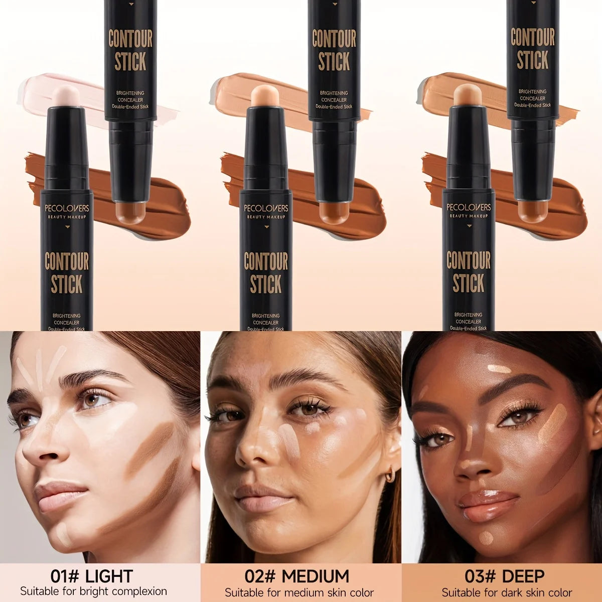 Face Concealer Contouring For Face Bronzer Beauty Contour Makeup Base