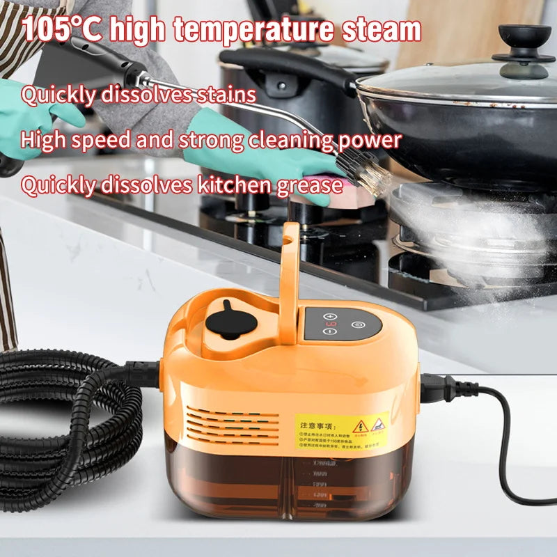 Handheld High Pressure High Temperature Household Steam Cleaner For