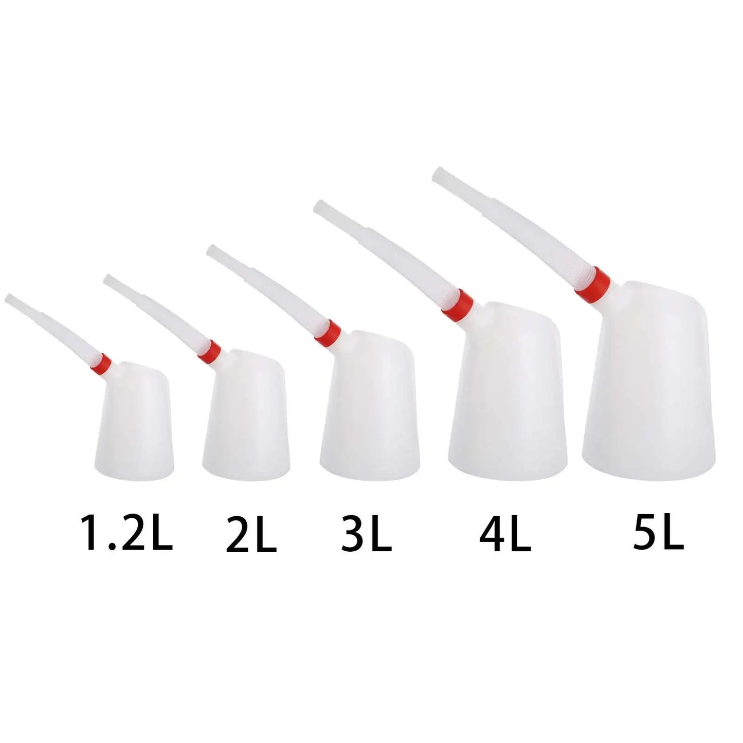 1.2L/2L/3L/4L/5L Oil Measuring Jug petrol can fuel tank with Pouring