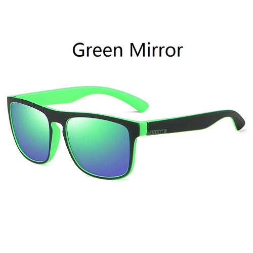 Men Women Polarized Sunglasses Luxury Brand Designer Vintage Square