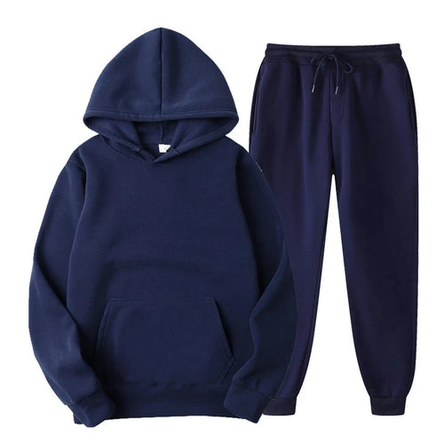 2024 Winter Brand Tracksuits Men's sets Long Sleeve Pullover + Jogging