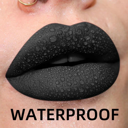 19 colors Matte Velvet Lip Gloss Waterproof Liquid Lipstick Nude Black
