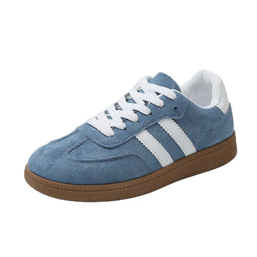 Shoes Woman 2025 Trend Casual Sneakers Comfortable Lace Up Flats