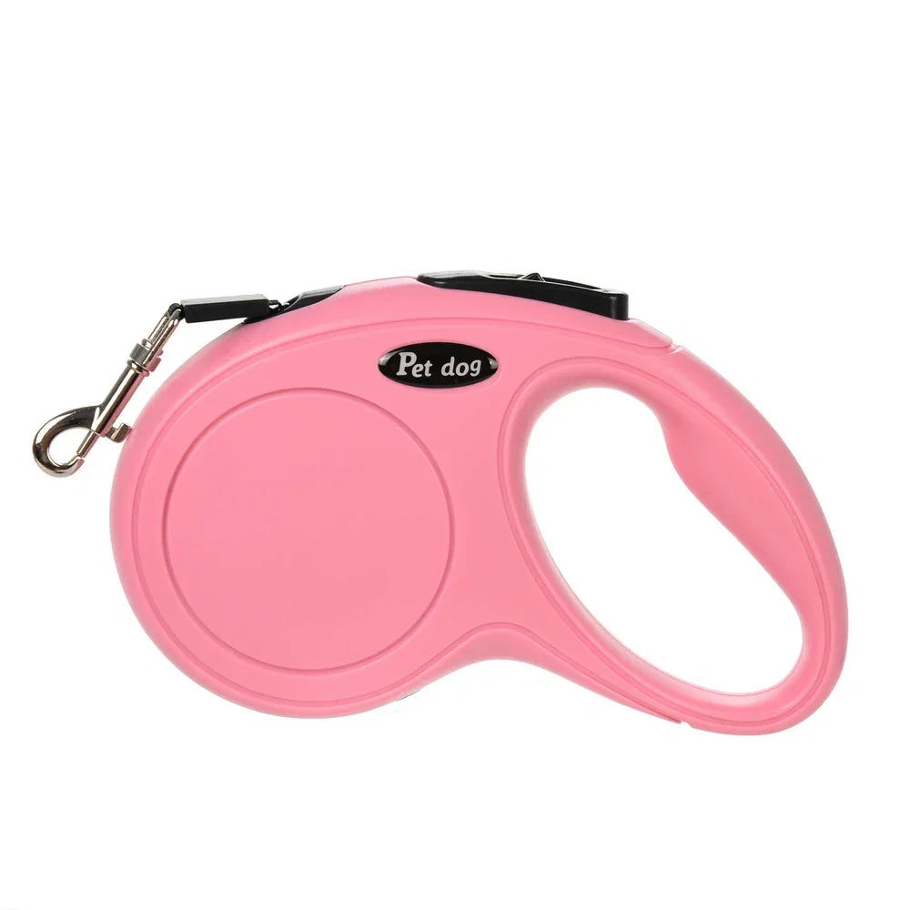 Pet Dog Leash for Small Medium Dogs Cats Walking Automatic Retractable Extending Puppy Solid Roulette Chihuahua Bulldog Supplies