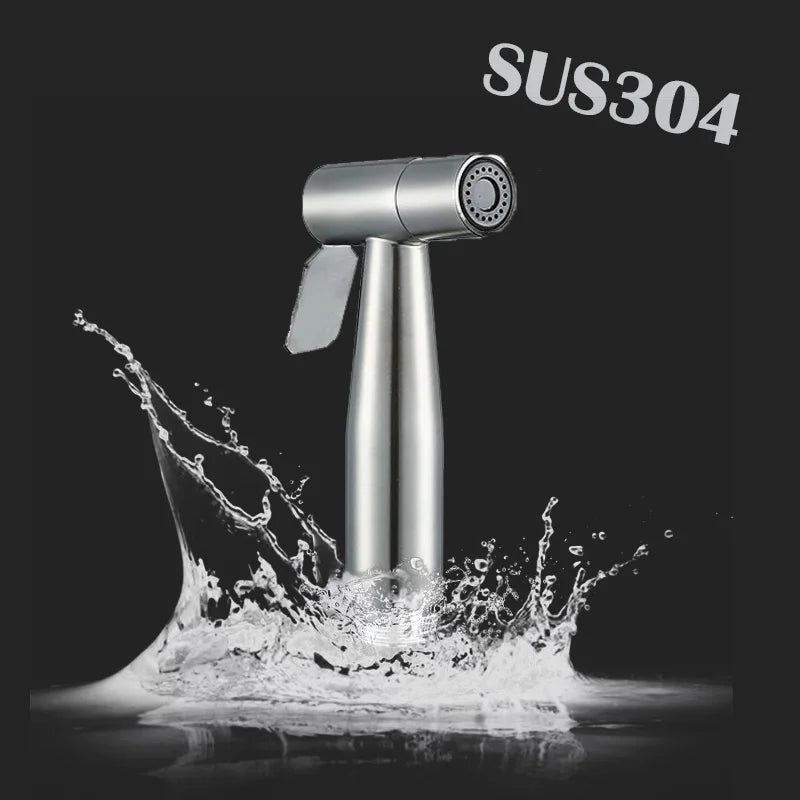 Baokemo Stainless Steel Portable Bathroom Outdoor Cleaning Booster