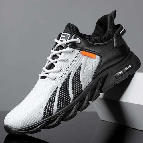 Fashion Men Sneakers Mesh Casual Shoes Lac-up Men Shoes Lightweight