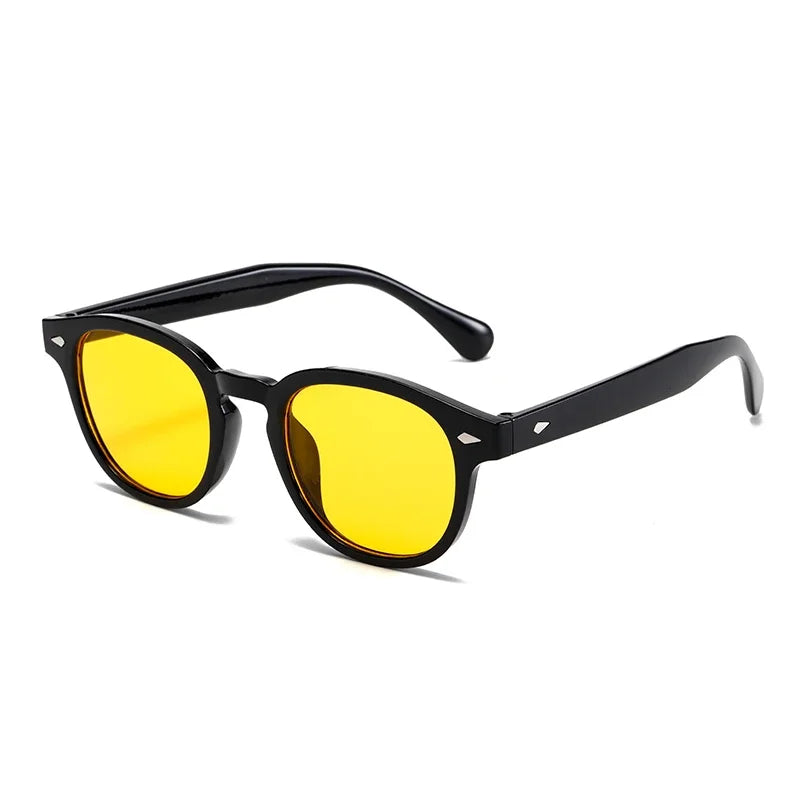 2024 New Vintage Rectangle Sunglasses Men Women Luxury Brand Designer