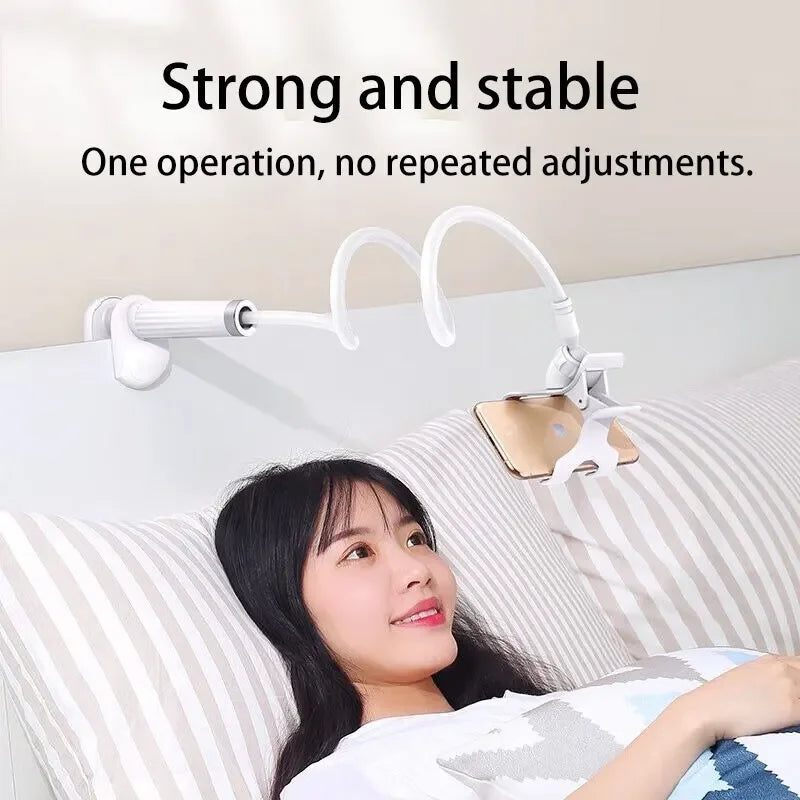 360 Clip Mobile Phone Holder Stand Portable Flexible Lazy Bed Desktop