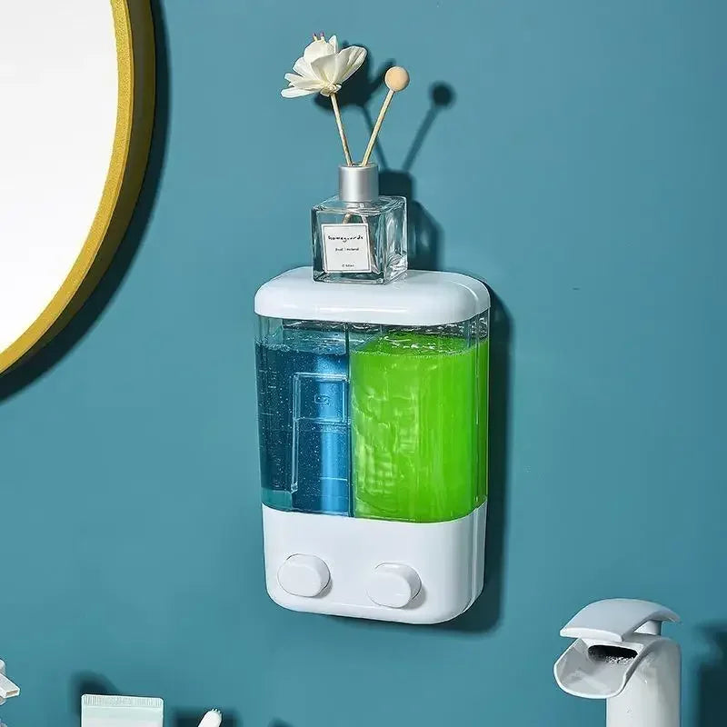 Wall mounted Soap Dispenser, Manual Press, 500/1000ML Capacity,