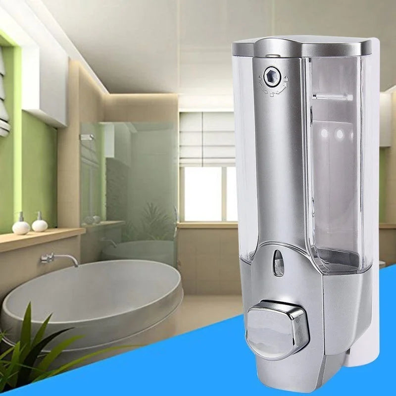 350ml Hand Soap Shampoo Dispenser Wall Mount Shower Liquid Dispensers