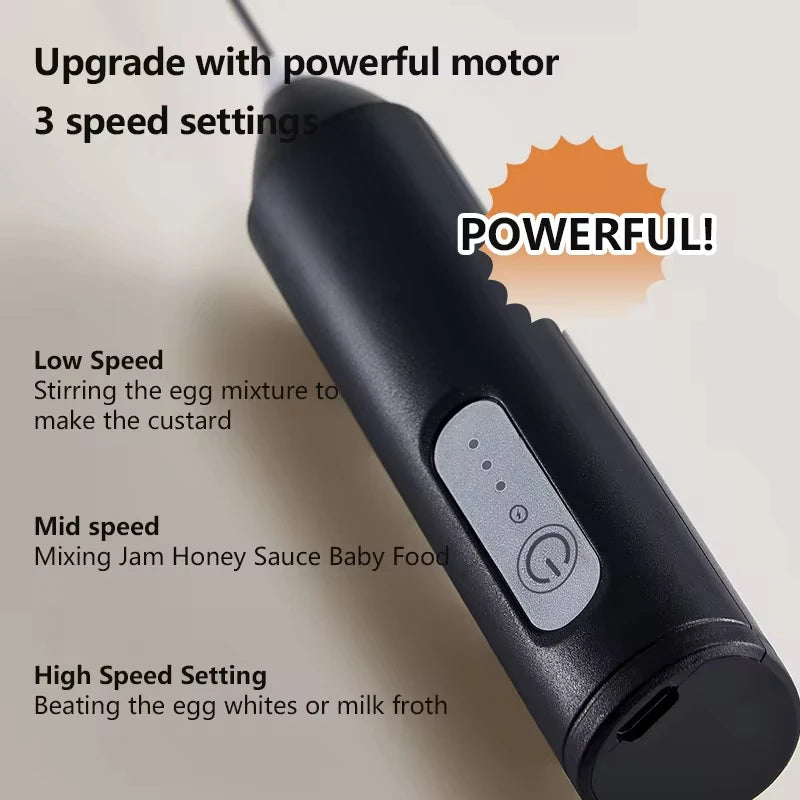 XIAOMI Electric Milk Frother Mini Handheld Wireless Powerful Type-C