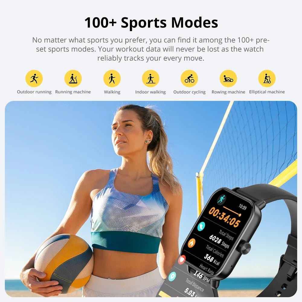 COLMI P81 Voice Calling Smart Watch Ultra 1.9 inch Screen 24H Health