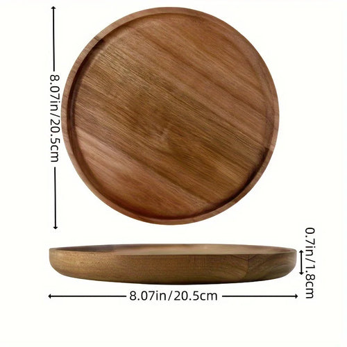 Japanese solid wood fruit plate factory wholesale wooden tray