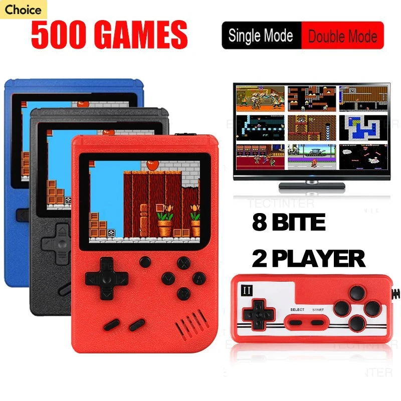 8-Bit Video Game Console 3.0 Inch LCD Retro Portable Mini Game Player