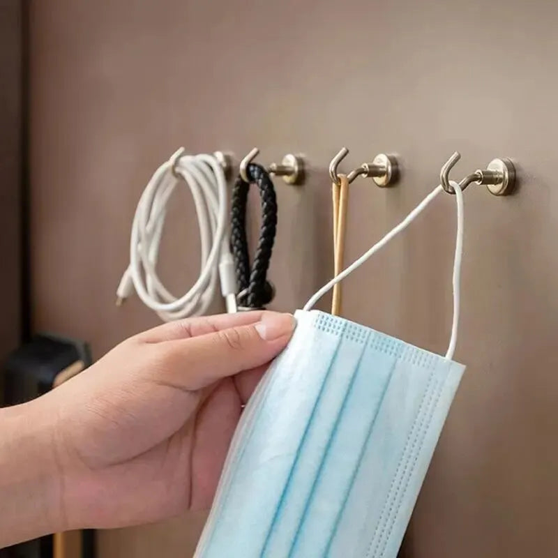 10PCS Strong Magnet Hooks Multi-Purpose Storage Hooks Home Kitchen Bar