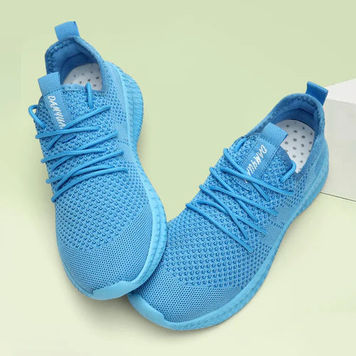 Women Casual Shoes Fashion Breathable Comfortable Walking Mesh Flat
