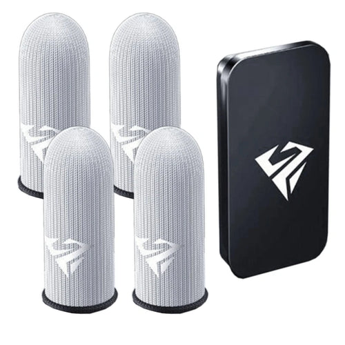 1 Pair Gamer Finger Sleeves Sweatproof Gamer Finger Covers Touch