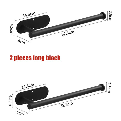Stainless Steel Paper Towel Holder for Bathroom Kitchen No Punch Wall