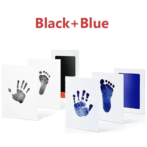 2/4pc Baby Handprint Footprints Ink Pads Safe Non-toxic No-Touch Skin