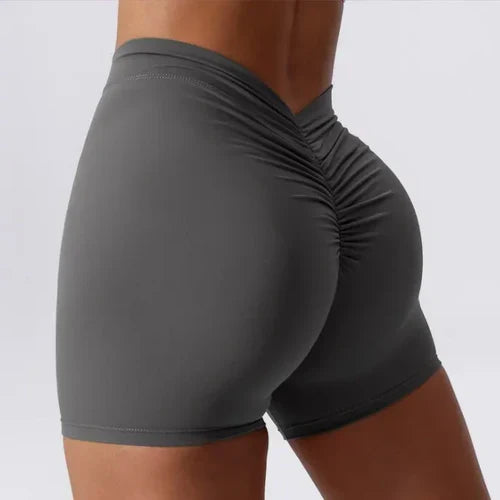 Women's Sexy Stretch Yoga Shorts With Hip Lifting And Abdominal