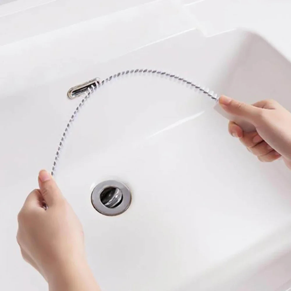 1pc Sink Drain Cleaning Brush, Drain Clog Remover, Bendable Sink