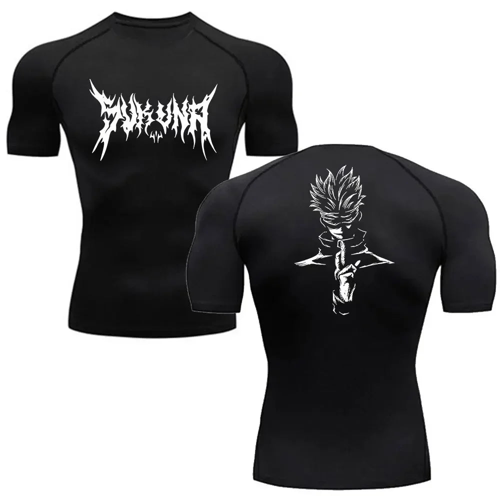 Men's Summer Fitness Gym Sports Running T-Shirt New Hot Selling Anime