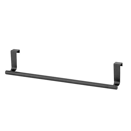 Black Towel Rack No Drilling 23CM Hanging Kitchen Towel Rack Cabinet