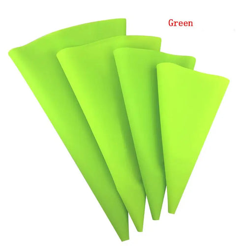 4Pcs/Set Silicone Pastry Bag Tips Kitchen DIY Cake Icing Piping Cream