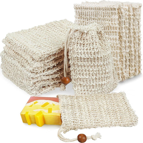 Handmade Soap Bag New Ramie And Jute Bubble Net for Household Bathroom