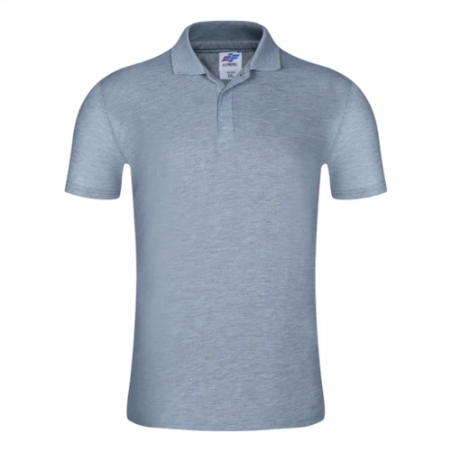 Men's Summer Solid Color Lapel Short-sleeved Casual Daily Outdoor Polo