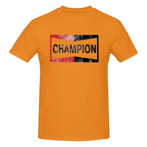 Champion Vintage Logo 100% Cotton T-shirt Men's Oversized T Shirts Men