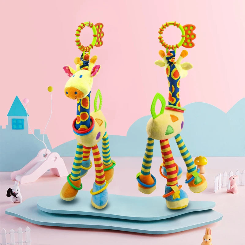 Car bed hanging giraffe, safety seat car hanging deer, baby soothing