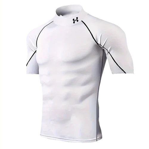 Quick-drying Exercise Compression Short Sleeve Summer Gym Running