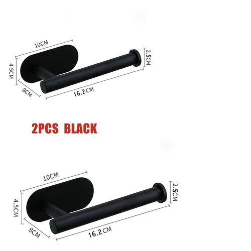 Stainless Steel Paper Towel Holder for Bathroom Kitchen No Punch Wall